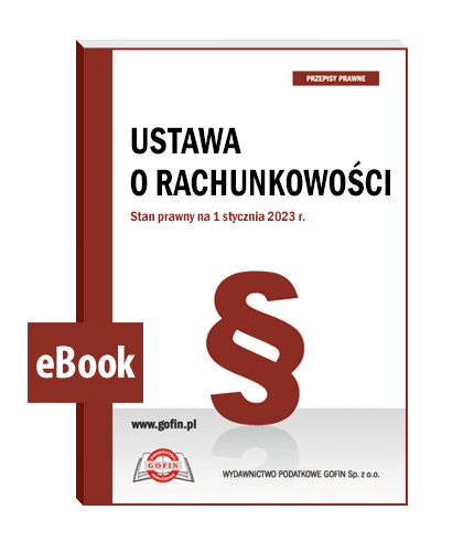 Ustawa O Rachunkowości Stan Prawny Na 1 Stycznia 2023 R 9165