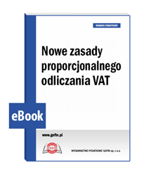 Nowe zasady proporcjonalnego odliczania VAT