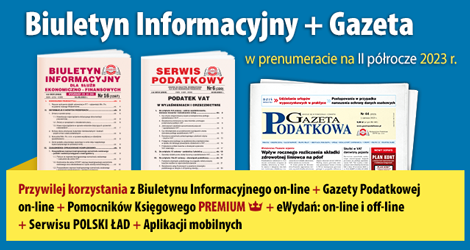 Biuletyn Informacyjny i Gazeta w prenumeracie na  II półrocze 2023 r.- Komplet promocyjny nr 3
