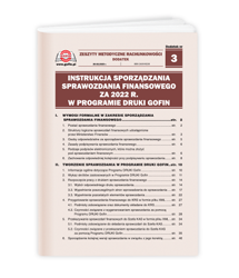 Instrukcja sporządzania sprawozdania finansowego za 2022 r. w Programie Druki GOFIN