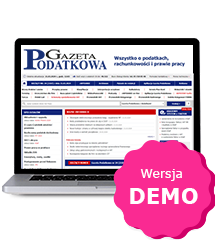 Gazeta Podatkowa on-line - wersja demo dostęp za 0 zł