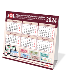 Kalendarz biurkowy na 2024 rok