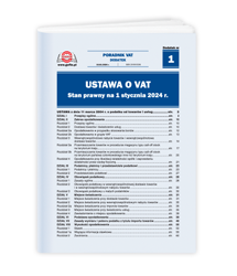 Ustawa o VAT. Stan prawny na 1 stycznia 2024 r.